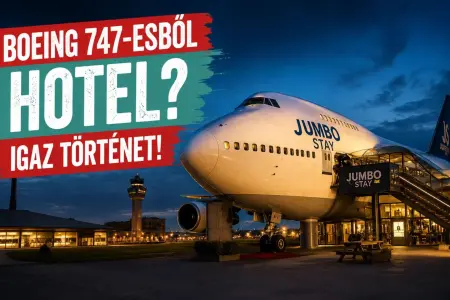 Egy Boeing 747-es, amely többé nem repül – inkább hotel lett belőle