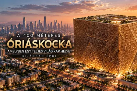 Épül egy 400 méteres kocka Rijádban – de mi lesz benne?