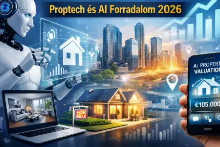 Mesterséges intelligencia és proptech forradalom az ingatlanszektorban – Hogyan alakítja át az AI a piacot 2026-ban?