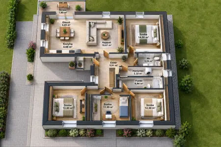 Eladó új építésű családi ház, Szigethalom 5 szoba 110 m² 119.9 M Ft